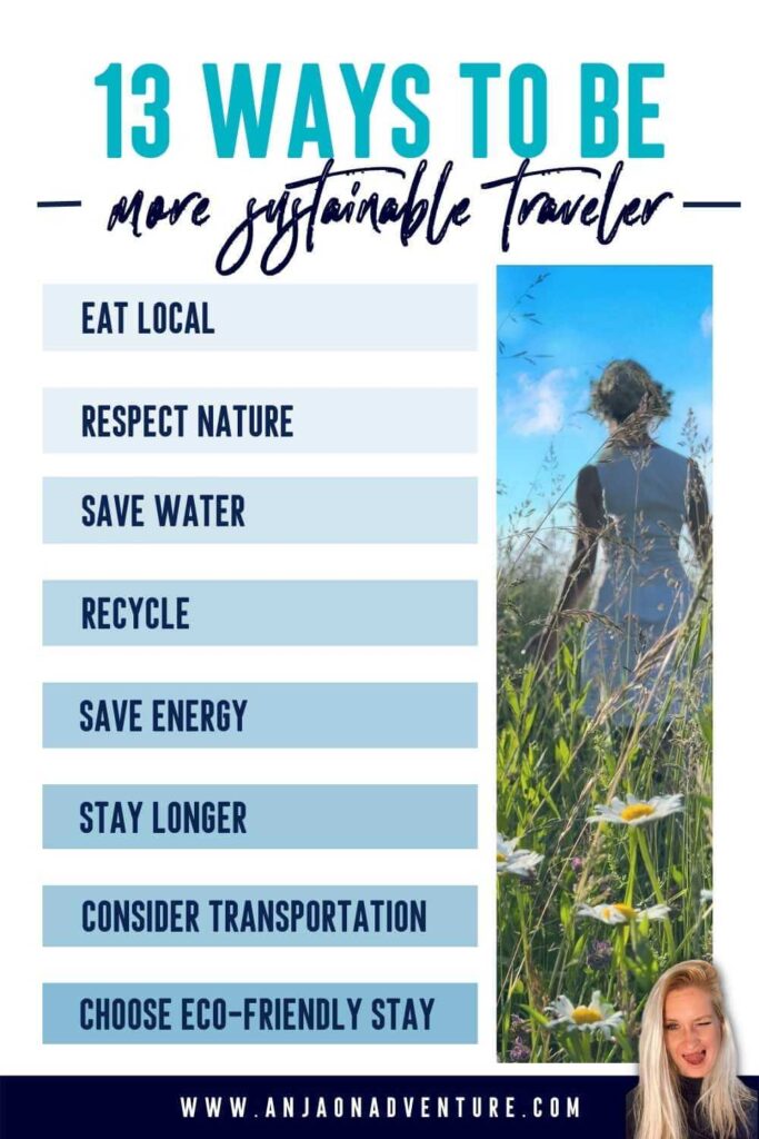 EASY WAYS TO MAKE YOU MORE SUSTAINABLE TRAVELER 6b