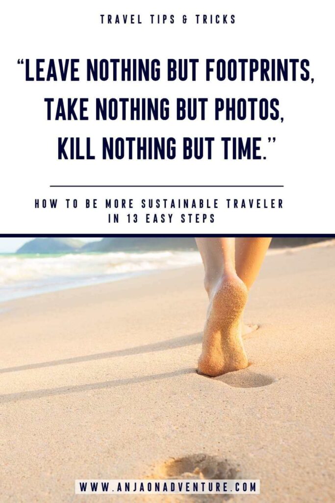 EASY WAYS TO MAKE YOU MORE SUSTAINABLE TRAVELER 3c