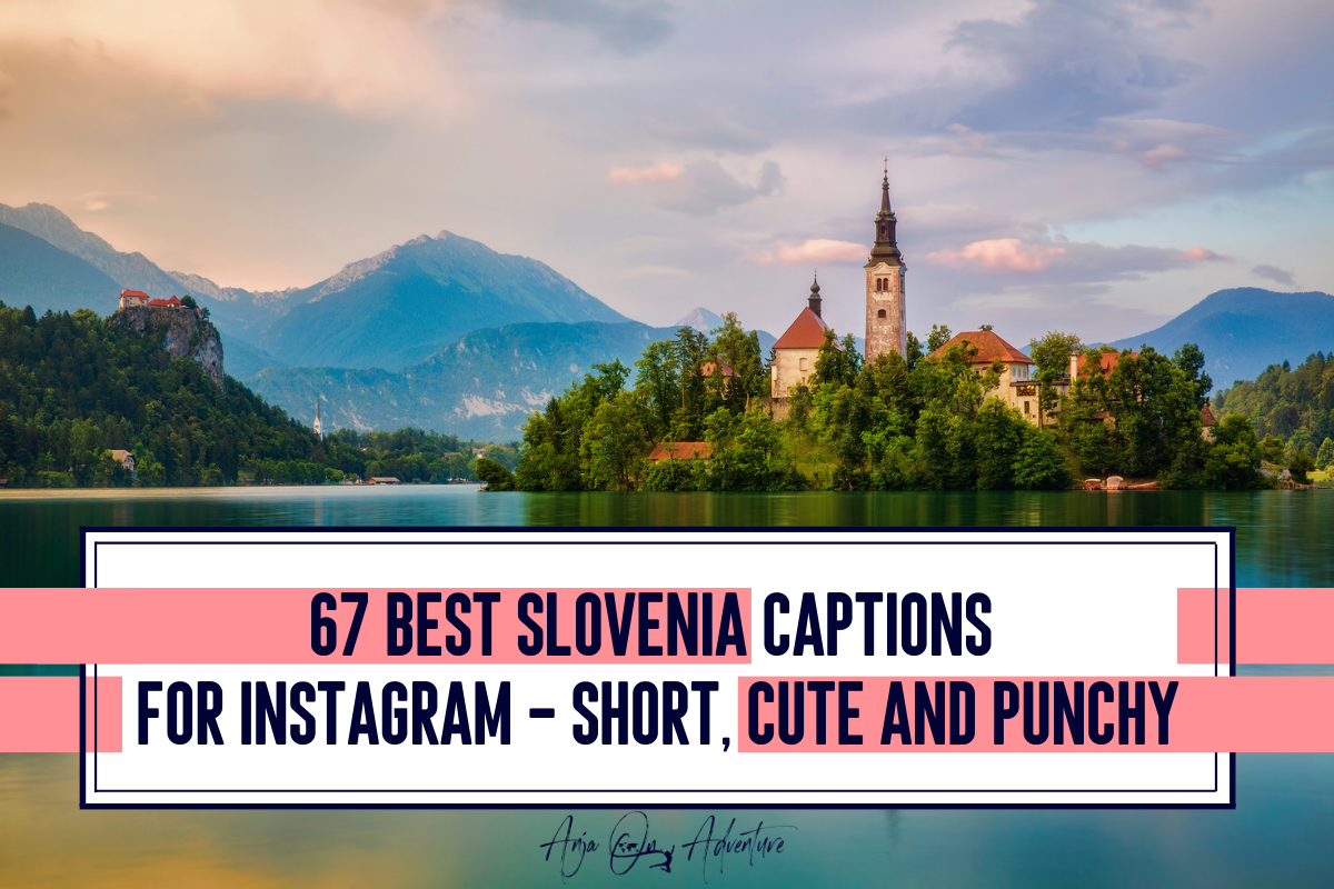 Visiting Slovenia? Best Slovenia captions for Instagram to match your Ljubljana photos, Postojna Cave photos and views from Lake Bled with Slovenia Puns and Slovenia riddles, that are perfect for Instagram and any other Social Media account. | Instagram caption | travel Slovenia | Slovenia caption | Slovenia puns | European destination | #exploreslovenia #visitslovenia #instagramcaption #caption #europe