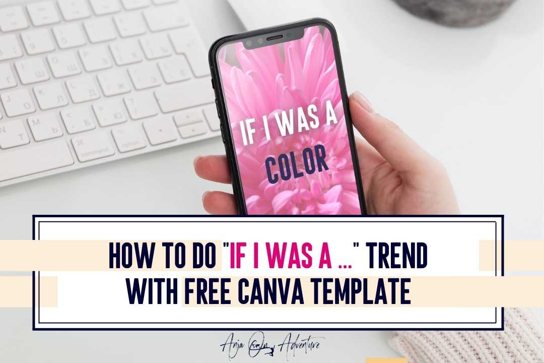 If I was a trend and canva template