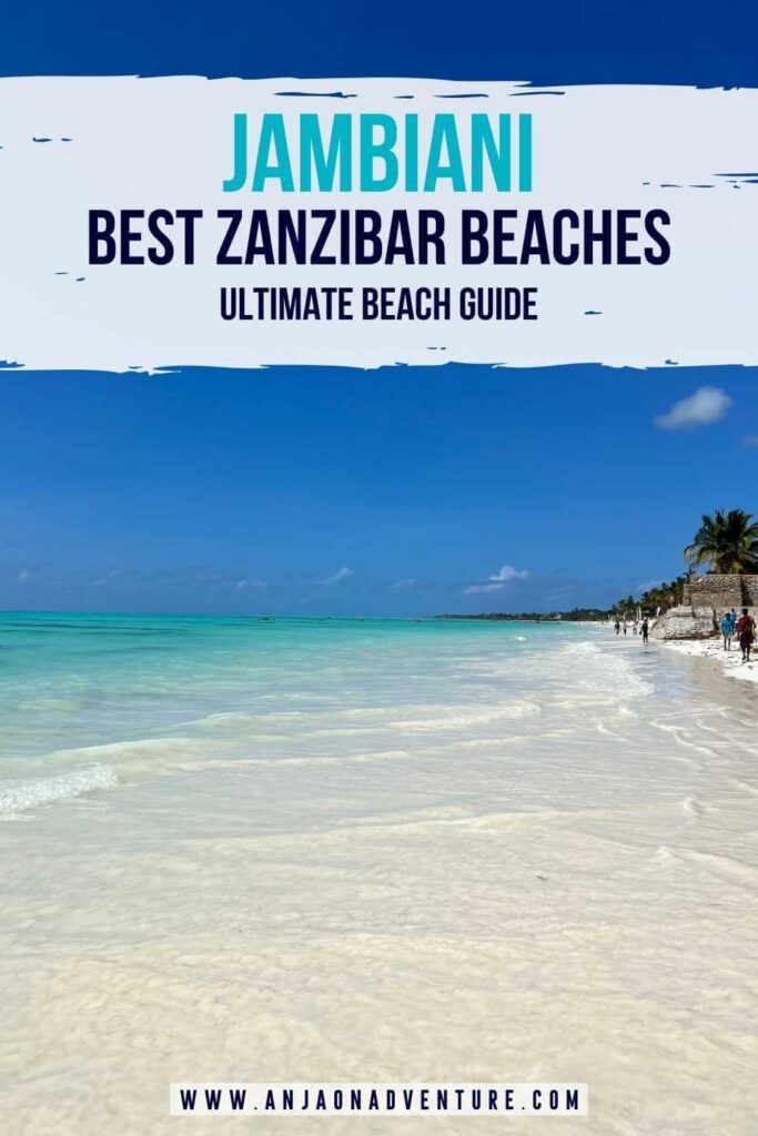 What is the best side of Zanzibar to stay? Which Zanzibar beaches are the best? What is the difference in the tide like on the North and south beaches? Nungwi or Kendwa? Paje or Jambiani? In this guide you will discover the best beaches to stay based on the purpose of your visit. Best beach for swimming, honeymoon, sports, snorkeling, sunbathing or staying in a resort. All this on Anja On Adventure blog.