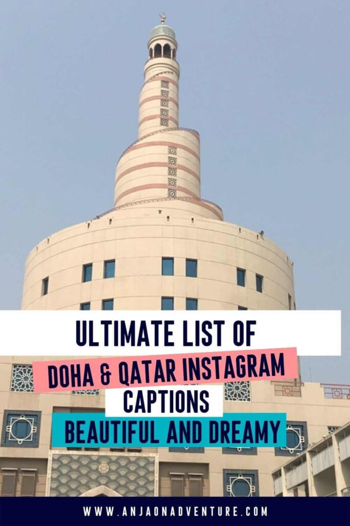 Qatar Instagram captions 5b
