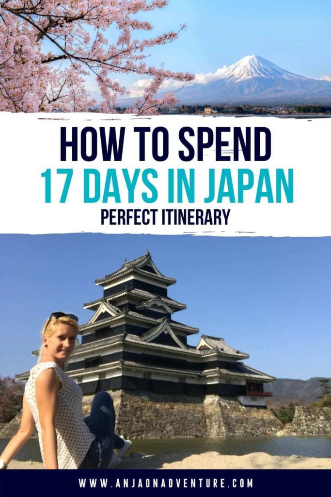 suggested itinerary for japan 17 days 
