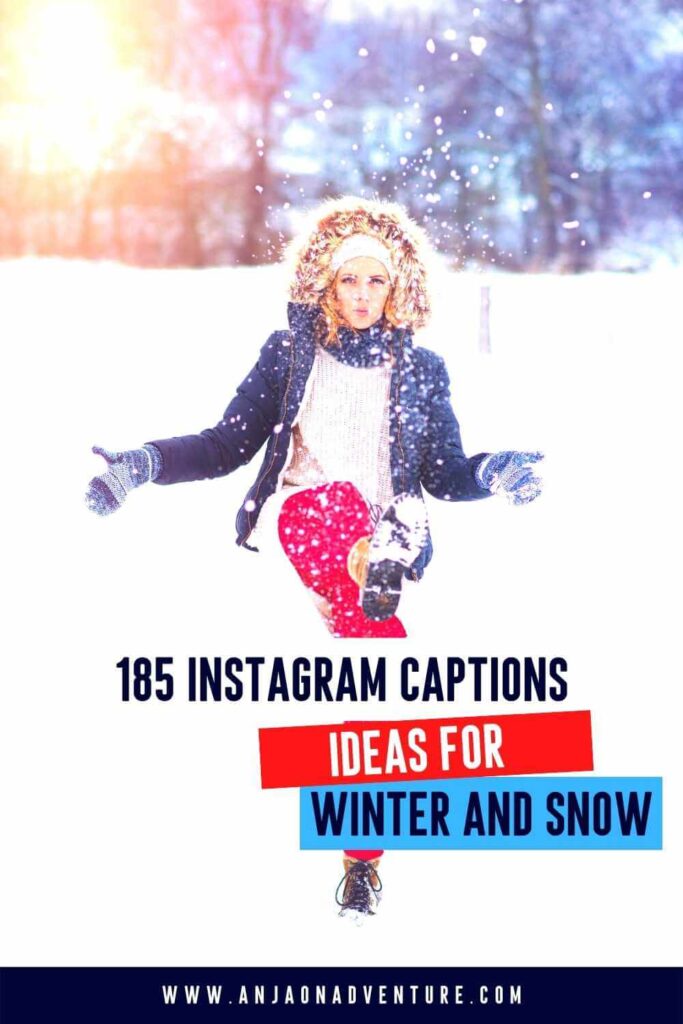 Best winter and snow captions for Instagram. Perfect to match snowman, winter selfie, snowflakes and winter wonderland photos. winter puns, snow jokes and more.