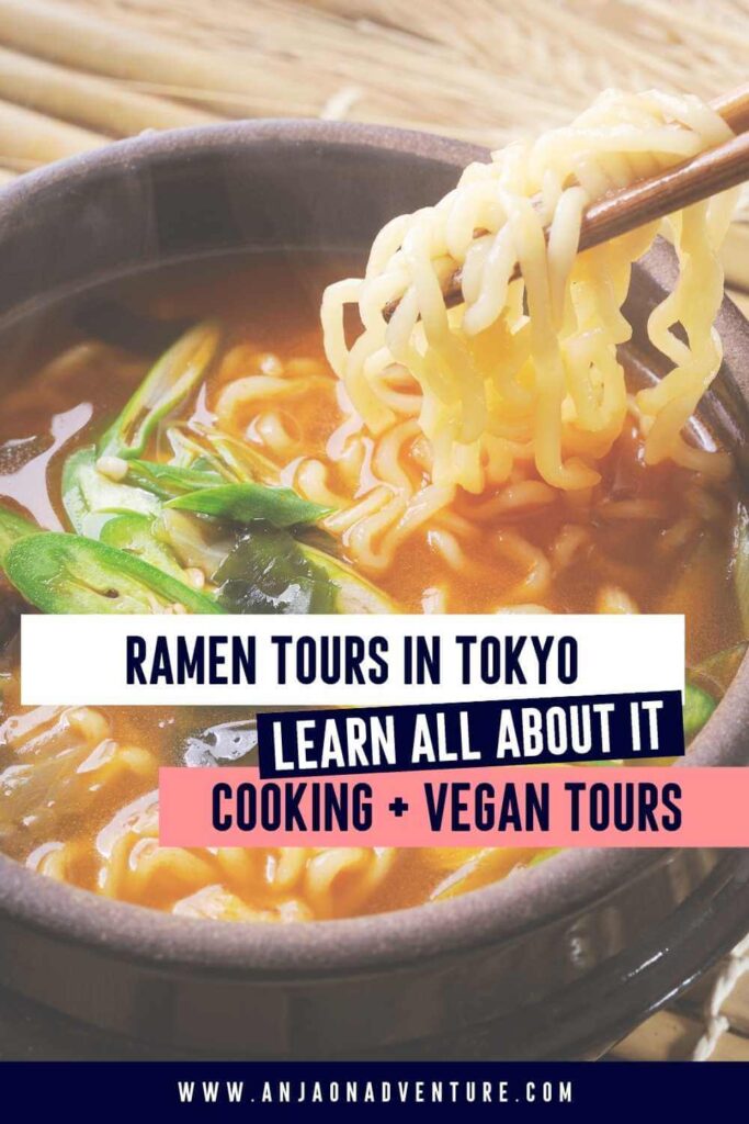 Learn about the history and cultural meaning of the famous Japanese noodle soup - ramen. Join a Ramen tour, learn all there is to know, learn a ramen recipe and taste vegan or vegetarian ramen. Unlock your taste buds, and take them on a flavor-filled journey! Explore the Japanese capital's authentic flavors and find your favorite bowl of ramen.

Ramen | Ramen Noodle Recipes | Noodle soup | travel Japan | Asia

#vegan #Tokyo #vegetarian #Japan #foodtour