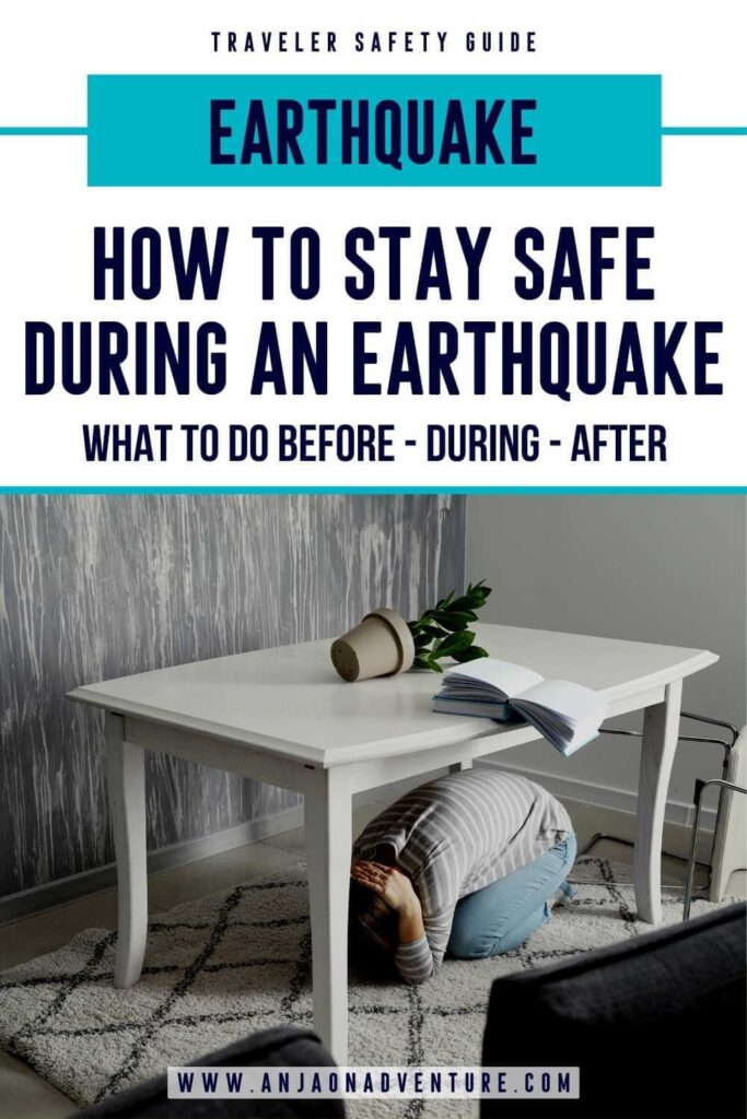 Inside this ultimate traveler safety guide, you will find out how to stay safe during an earthquake. How to prepare for a quake, what to do during an earthquake and what to do after. Remember: Drop! Cover! Hold on! What to do if you are inside, outside or in a car. This earthquake safety tips are great when in Japan, India or other earthquake prone areas.

Earthquake | Earthquake safety | drop cover hold | ring of fire | earth science

#travelsafety #safetravel #geography #earthscience #italy