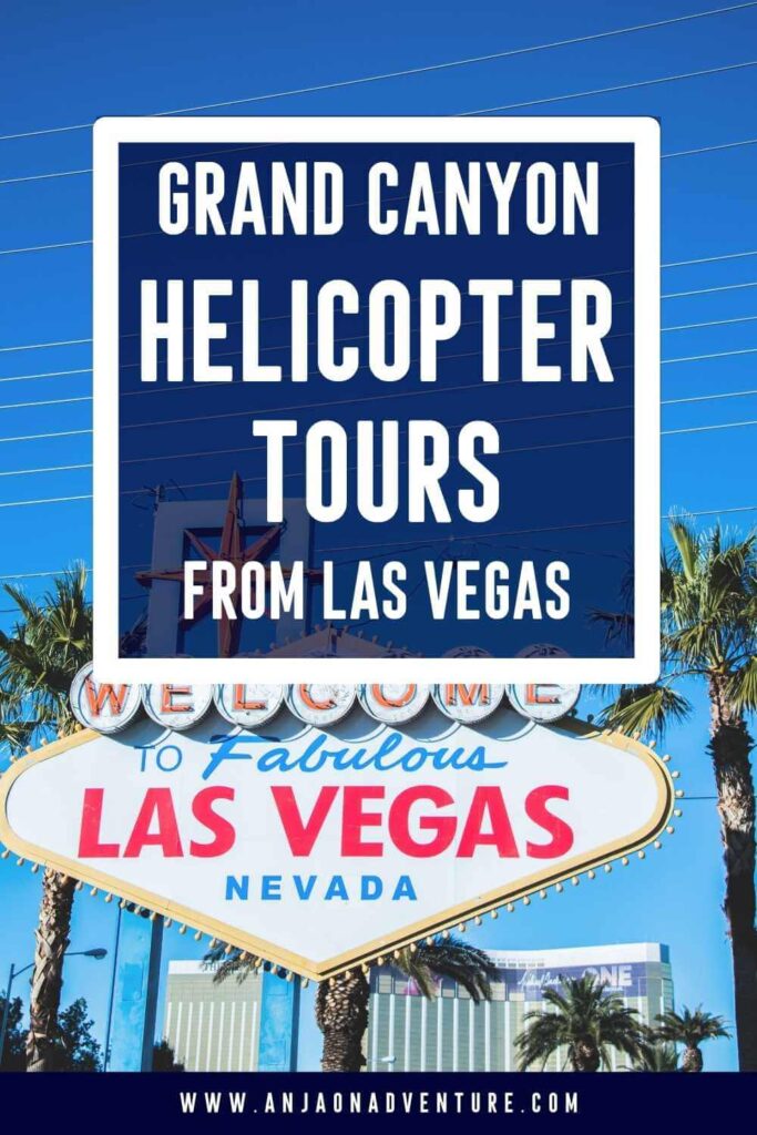 Selection of cheapest Grand Canyon helicopter tours from Las Vegas, Nevada. Here you will find best helicopter tours from Las Vegas. Take in stunning views of Lake Mead, Hoover Dam, or walk on Skywalk. Helicopter ride over Grand Canyon is a must do when in Arizona. Anja On Adventure shares the best Las Vega to Grand Canyon helicopter tours. | Grand Canyon helicopter view | Helicopter tour | Las Vegas Strip | Grand Canyon | Las Vegas #skywalk #coloradoriver #helicopterview #budgettravel