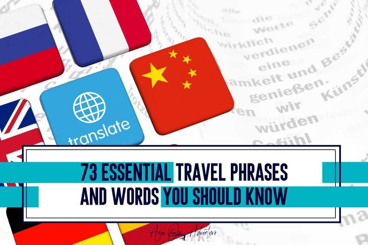 The most essential travel phrases and travel words you should learn before travelling abroad. Basic travel phrases for ordering food, useful travel phrases for greetings, basic travel phrases for going around, numbers, emergency phrases and more. Learn how to say Hello in French and thank you in Italian. | Travel | Travel tip | Language learning | foreign language | travel word #travel #paris #traveltips #summerbucketlist #packingideas #hello #gracias