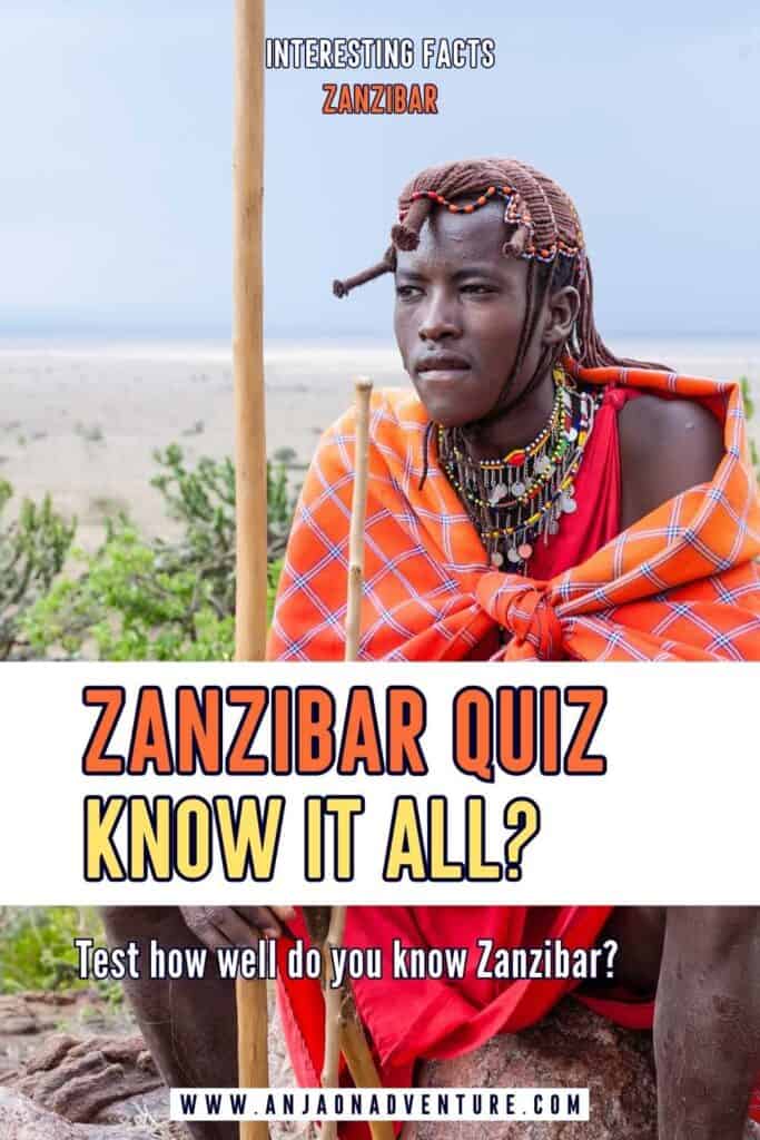 Challenging all travel quiz-takers to try and solve Zanzibar quiz and test your knowledge on How well do you know Zanzibar. Can you get a perfect score?
 
Zanzibar | Travel quiz | Stone Town | East Africa | Quizzes | Quiz me

#spices #trivia #interactivequiz #funfacts #travelblogger #fungames