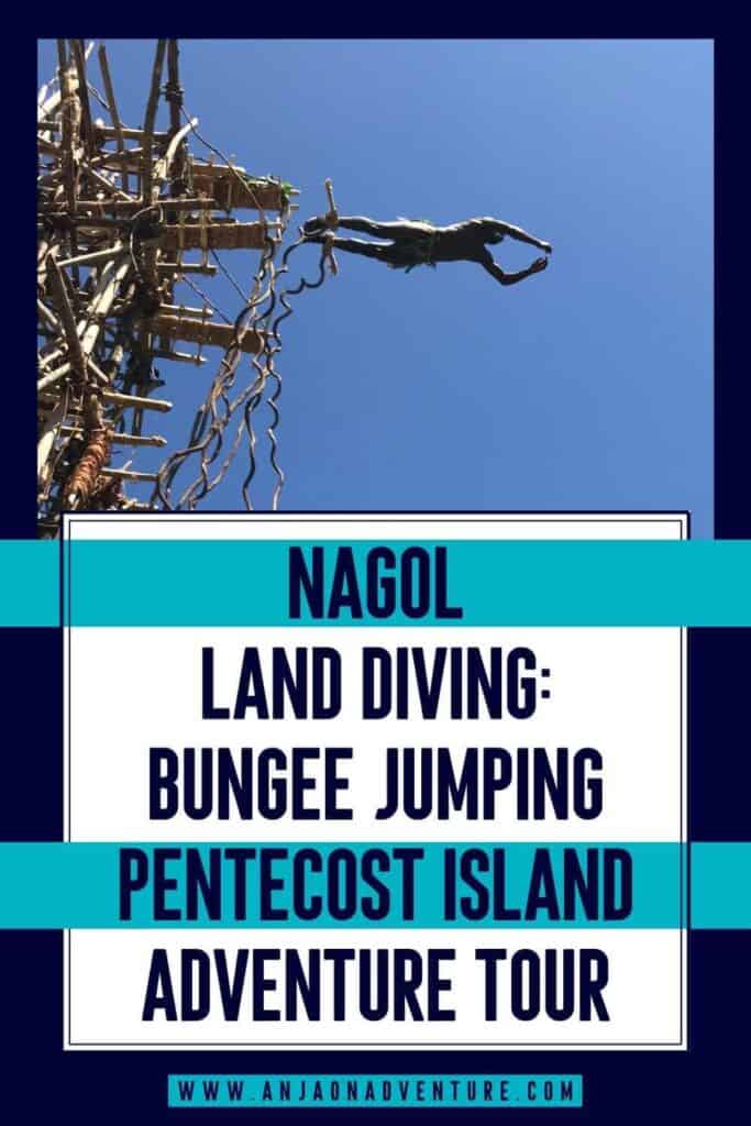 Naghol or Nagol or Land diving, also known as Vanuatu bungee jumping, is kastom tradition on Pentecost Island in Vanuatu. On this Vanuatu tour you will see land divers wearing traditional nambasjumping of wooden tower with only lianas tied around their ankles. Learn about Anja On Adventure experience on this amazing tour.


| Naghol | Vanuatu travel | Melanesia | Oceania travel | Cultural tradition

#pentecost #tropicalisland #bungeejumping #gol #kastom #Newzealand
