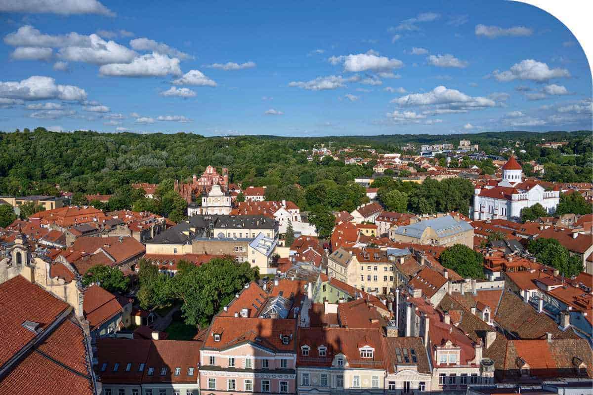 Vilnius being a perfect red destination to visit